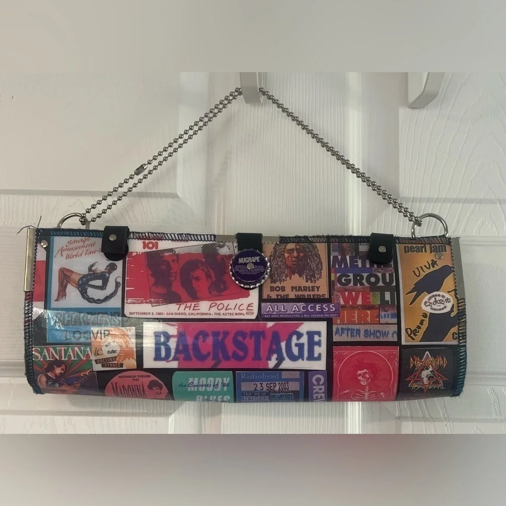 EZ Duz-It Handmade Backstage Pass Themed Clutch